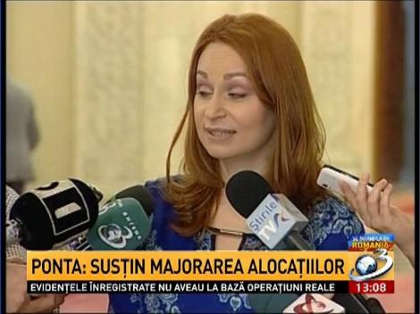 Pocora, despre o posibilă majorare a alocaţiilor