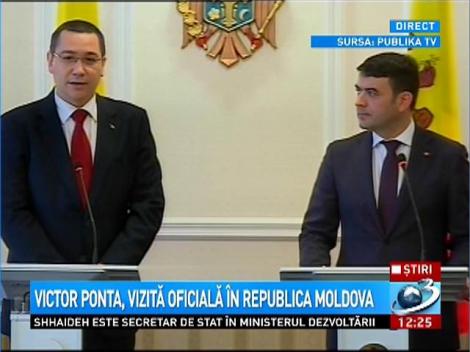 Victor Ponta, vizită oficială &icirc;n Republica Moldova