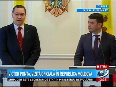 Victor Ponta, vizită oficială în Republica Moldova