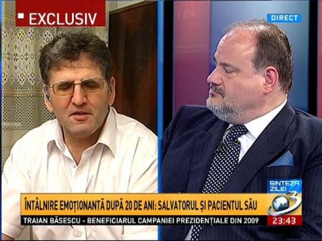 &Icirc;nt&acirc;lnire emoţionantă după 20 de ani: Salvatorul şi pacientul său
