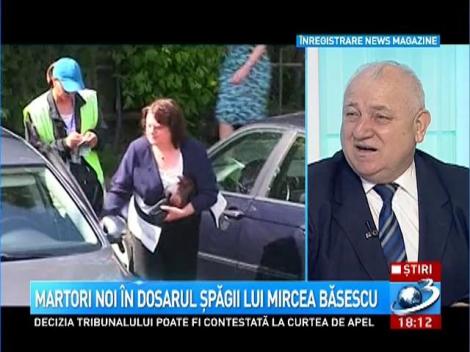 Martori noi în dosarul şpăgii lui Mircea Băsescu