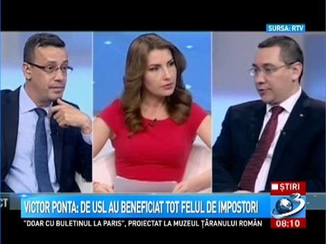 Victor Ponta: De USL au beneficiat tot felul de impostori