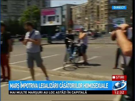 Marş împotriva legalizării căsătoriilor homosexuale