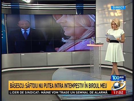 100 de minute: Băsescu neagă &icirc;nt&acirc;lnirile picante de la Cotroceni cu Udrea
