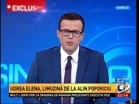 Elena Udrea, limuzină de la Alin Popoviciu