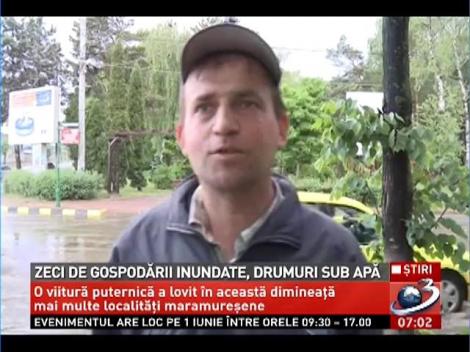 O ploaie cu grindină a paralizat oraşul Suceava