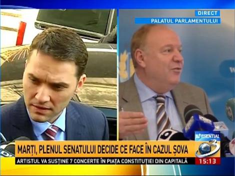 Comisia Juridică trebuie să elaboreze o hotăr&acirc;re &icirc;n cazul Şova p&acirc;nă marţi