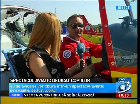 Spectacol aviatic dedicat copiilor