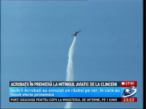 Acrobaţii &icirc;n premieră la mitingul aviatic de la Clinceni