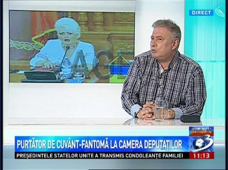 Mădălin Voicu, despre purtătorul de cuvânt-fantomă de la Camera Deputaţilor