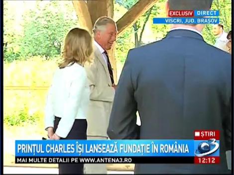 Prinţul Charles îşi lansează fundaţie în România