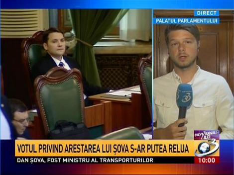 Votul privind arestarea lui Şova s-ar putea relua