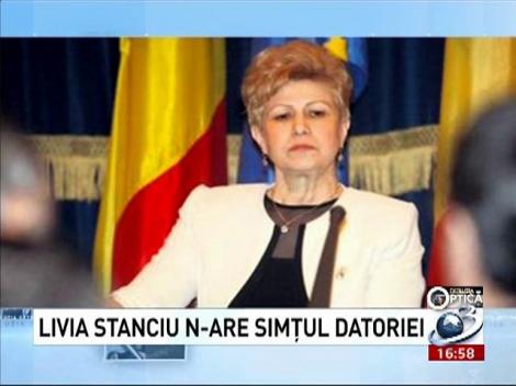 Deziluzia optică: Livia Stanciu n-are simțul datoriei