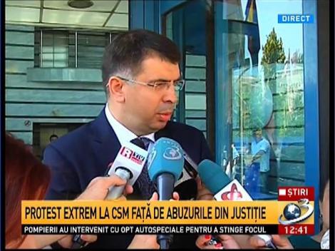 Protest extrem la CSM faţă de abuzurile din justiţie