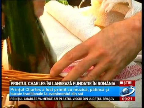 Prinţul Charles îşi lansează fundaţie în România