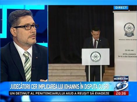 Judecătorii cer implicarea preşedintelui &icirc;n disputa cu SRI