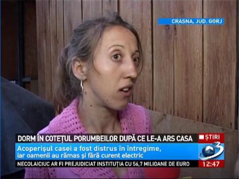 O familie din Gorj doarme &icirc;n coteţul din gospodărie