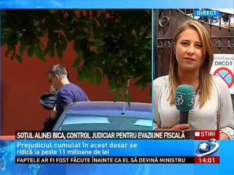 Soţul Alinei Bica, control judiciar pentru evaziune fiscală