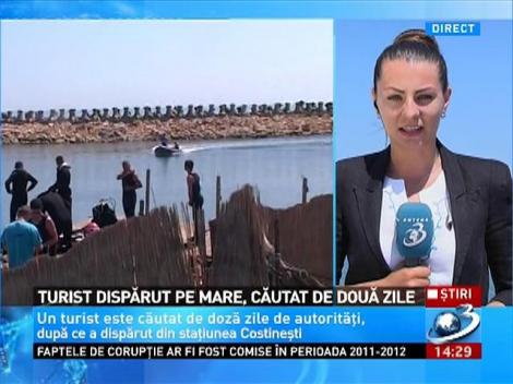 Turist dispărut pe mare, căutat de două zile