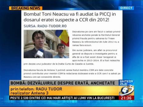 Anchetă după dezvăluirile făcute de Antena 3, referitoare la frauda pentru salvarea lui Traian Basescu la referendumul din 2012