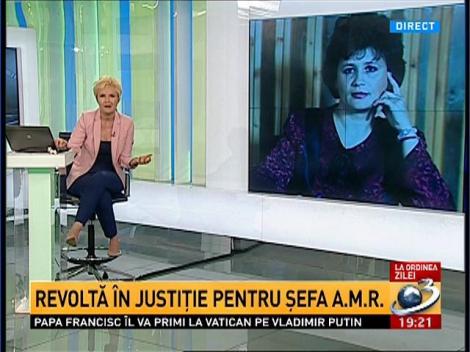 Revoltă în justiţie pentru şefa A.M.R.