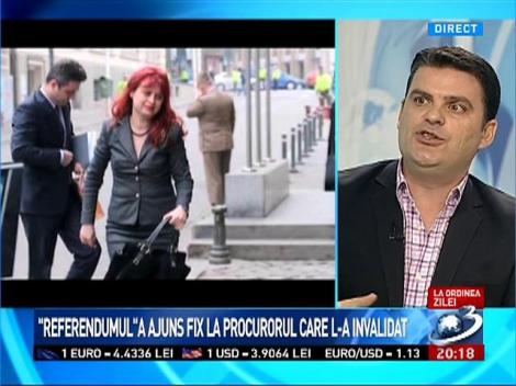 "Referendumul" a ajuns fix la procurorul care l-a invalidat