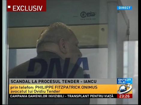 Scandal la procesul Tender-Iancu