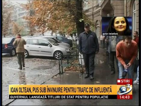 Ioan Oltean, pus sub învinuire pentru trafic de influenţă