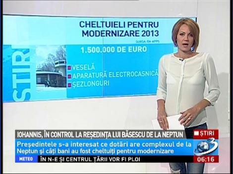 Iohannis, în control la reşedinţa lui Băsescu din Neptun