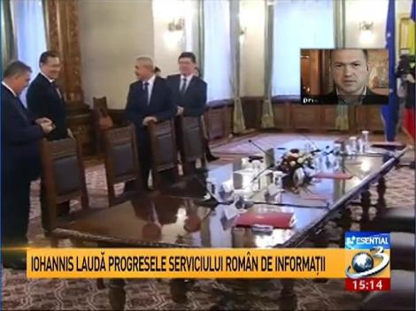 Iohannis laudă progresele SRI, în plin scandal legat de implicarea acestora în justiţie