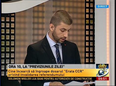 Daily Income: Rom&acirc;nia furată bucată cu bucată