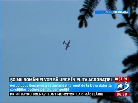 Şoimii României vor să urce în elita acrobaţiei