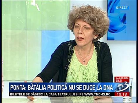 Adina Anghelescu: De mulţi ani se vânează capul lui Victor Ponta, ca o pradă mare, pescuită din mediul politic