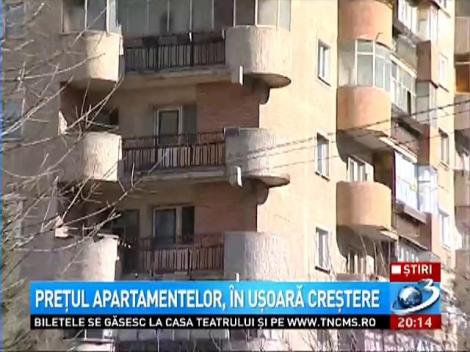 Preţul apartamentelor, în uşoară creştere