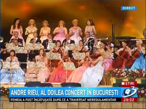 Andr&eacute; Rieu, imagini de la al doilea concert susţinut la Bucureşti