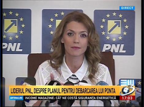 Alina Gorghiu: Ponta se ţine de scaunul de la Guvern