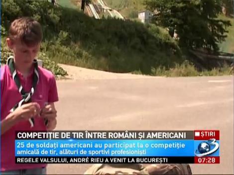 Competiţie de tir &icirc;ntre rom&acirc;ni şi americani