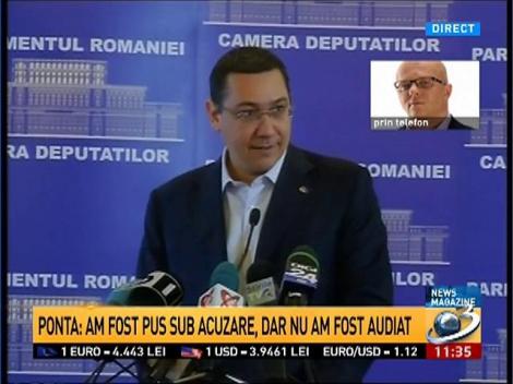 Adrian Ursu, despre declaraţiile făcute de Victor Ponta