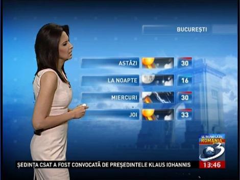 Informare de ploi şi vijelii