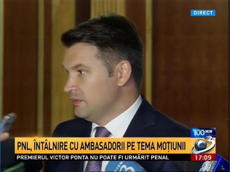 PNL: Întâlnirea cu ambasadele nu are nici o legătură cu contextul politic tensionat