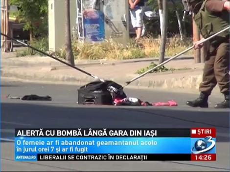 Alertă cu bombă lângă gara din Iaşi