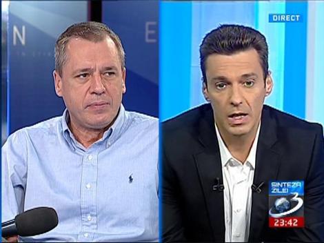 Mircea Badea: Domnul Cristian Tudor Popescu nu face diferenţa între o instanţă de judecată şi un procuror. E noaptea minţii!