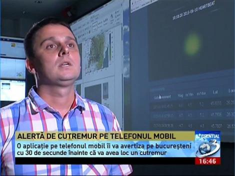 Alertă de cutremur pe telefonul mobil