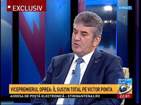 Gabriel Oprea confirmă negocierile privind formarea unui nou guvern, purtate cu PNL