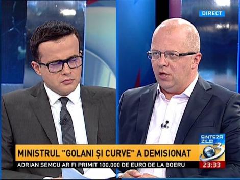 Adrian Ursu: Păcat că Ioan Rus a plecat din Guvern fără să înţeleagă nimic