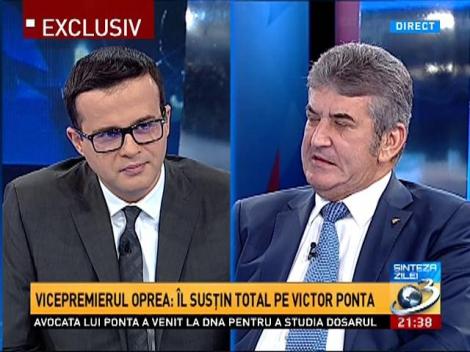 Gabriel Oprea: Moţiunea de cenzură nu are nicio şansă