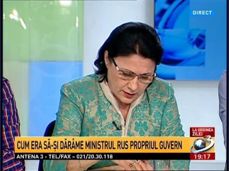 Ecaterina Andronescu, despre Ioan Rus: Le cer scuze oamenilor care l-au auzit. L-a luat gura pe dinainte!