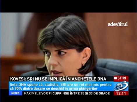 Kovesi: SRI nu se implică în anchetele DNA