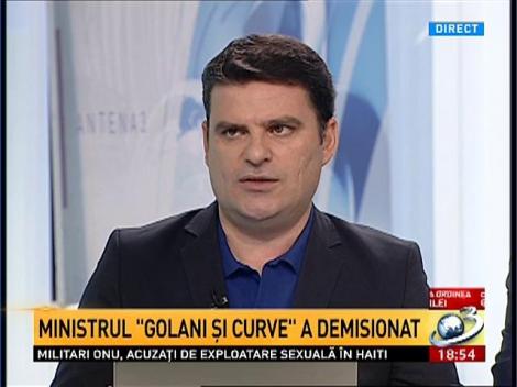 Radu Tudor, despre declaraţia jignitoare a lui Rus: Nu mai poate reveni sub nicio formă &icirc;n viaţa politică sau publică