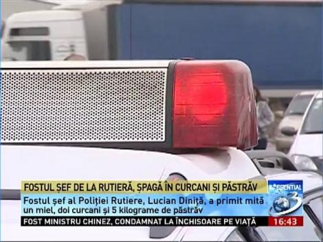 Fostul şef de la Rutieră, şpagă în curcani şi păstrăv